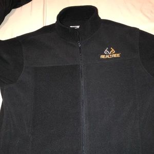 Black REALTREE Zip Up